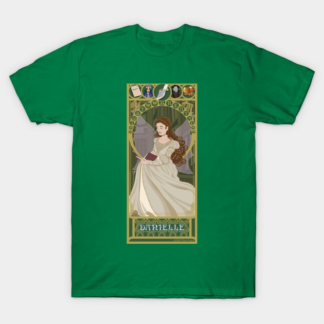 Danielle - art nouveau - Ever After T-Shirt by captainlaserbeam